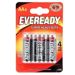 R6 ENERGIZER EVEREADY Super Heavy Duty  уп, 4 шт,  (солевые батарейки)