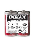 R14 ENERGIZER EVEREADY Heavy Duty  уп, 2 шт, (солевые батарейки)