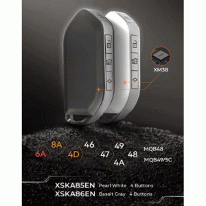 Универсальный пульт  QI.Y EVSmart key gray 4 кн (XSKA85EN)(90543)/Xhorse/XM38.4A.4D.6A.8A.46.47.498.49MQB48.MQB49/5C