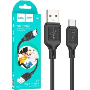 Кабель зарядний HOCO X21 Plus Silicone PD20W Type-C to Lightning