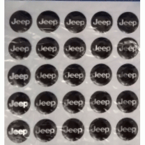 JEEP автозначек силиконовый (универсальный для всех автоконтейнеров)