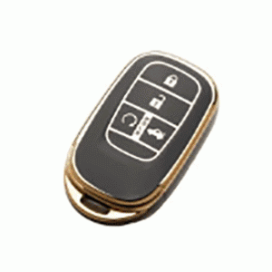 Чехол для автомобильного ключа Honda NEW 4 кнопки автозапуск черный