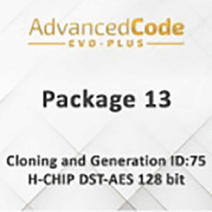 Активация Package 13 - Cloning and Generation ID:75 H-CHIP DST-AES 128 bit для EVO Plus