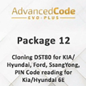 Активация Package 12 - Cloning DST80 for KIA/Hyundai, Ford, SsangYong, PIN Code reading for Kia/Hyundai 6E для EVO Plus
