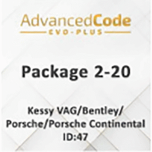 Активация Package 2-20 Kessy VAG/Bentley/Porsche/Porsche Continental ID:47 для EVO Plus