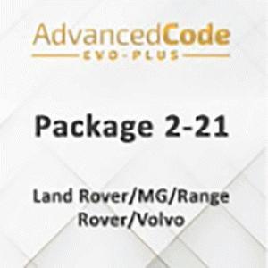 Активація Package 2-21 - Land Rover/MG/Range Rover/Volvo для EVO Plus