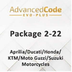 Активация Package 2-22 - Aprilia/Ducati/Honda/KTM/Moto Guzzi/Suzuki Motorcycles для EVO Plus