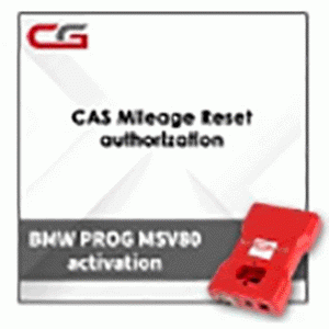 Активация CAS Mileage Reset для программатора CGDI Prog BMW MSV80 Key Programmer