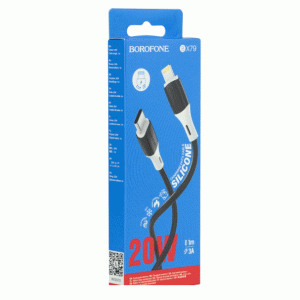 Кабель USB Borofone BX79 IP PD 20W/3A Silicone-Type-C to LIightning