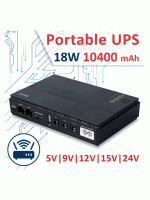 UPC DC /Джерело безперебійного живлення DB25 Smart Mini UPS для роутерів 5V/9V/12V 10400 mAh