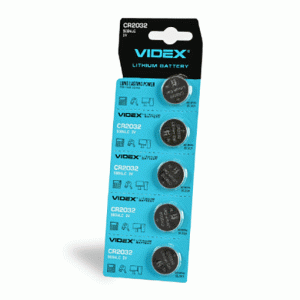 Батарейка литиевая Videx CR2032 5шт BLISTER CARD (CR2032 5pc)