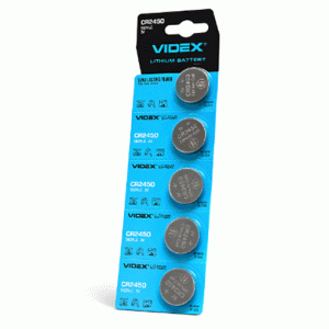 Батарейка литиевая Videx CR2450 5шт BLISTER CARD