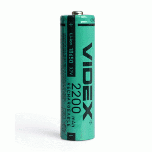 Аккумулятор Videx литий-ионный 18650 (без защиты) 2200mAh bulk/1шт