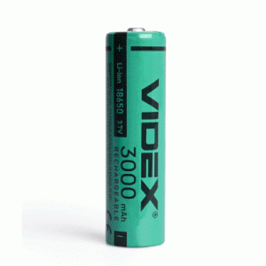 Аккумулятор Videx литий-ионный 18650 (без защиты) 3000mAh bulk 1шт