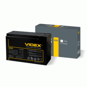 Аккумулятор свинцово-кислотный Videx 6FM9 12V/9Ah color box 1