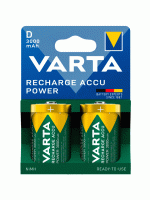Аккумулятор универсальный Varta Rechargeable Accu D 3000 мАч BLI 2 Ni-MH