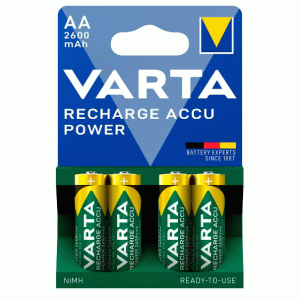 Акумулятор R6  VARTA ACCU AA 2600MAH BLI 4 NI-MH