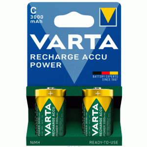 VARTA Аккумулятор POWER ACCU C 3000mAh BLI 2 NI-MH