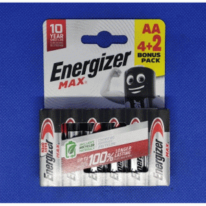 R6 ENERGIZER MAX уп,4+2 шт,