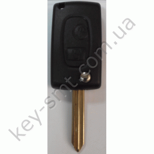 CITROEN Корпус выкидного ключа 2 кнопки (MM811)