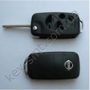 NISSAN Корпус  выкидного ключа с лезвием NSN14 с 4 кнопками.(77905)I