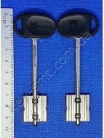 Mottura MY KEY (100mm)черная  (78х24,1х21,7хØ4,8мм) левый упор-новый профиль