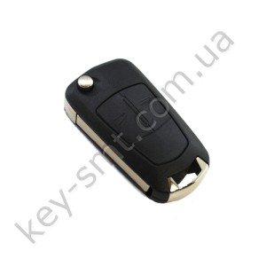 Корпус выкидного ключа Opel 2 кнопки, лезвие HU43, под переделку, тип 2 /D