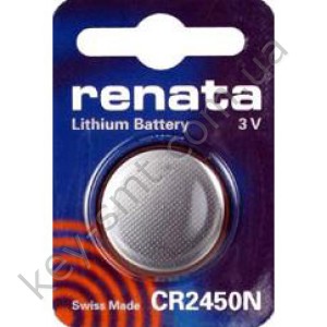 CR 2450N Renata батарейка (Lithium 3V) (упаковка = 1шт)