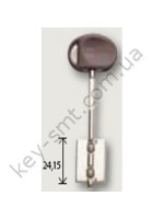 Mottura MY KEY (110mm) синий. Для замков MY KEY серий 52Y, 52YR, 54Y (оригинал с левым упором)