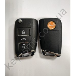 Универсальный пульт с платой И ЧИПОМ (XSMQB1EN)new 2019 (90115) /Xhorse/для MINI-KEYTOOL /смарт ключ с бесключевым доступом KEYLESS-GO две антенны!