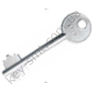 MAUER Double bit Оригинальная заготовка ключа к сувальдным замкам серии 101.055, 101.076, 101.118, 101.112