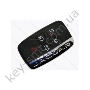 Корпус смарт ключа Jaguar F-Type, XJ, XF, F-Pace, XE, 4+1 кнопки /D