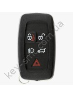 Смарт ключ Land Rover LR4, Range Rover, 315 Mhz, KOBJTF10A, PCF7953, 4+1 кнопки /D