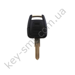 Корпус ключа Opel Astra, Vectra, Tigra и другие, 2 кнопки, лезвие HU46 /D