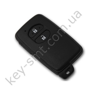 Корпус смарт ключа Toyota Corolla, Prius, Yaris, 2 кнопки /D