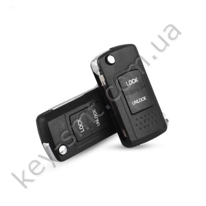 Корпус выкидного ключа Mitsubishi 3 кнопки, лезвие MIT11R, под переделку /D