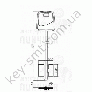 APS4DP(синий) APECS (DV457)