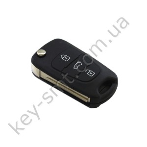 Корпус выкидного ключа Hyundai 3 кнопки, лезвие HYN14 /D