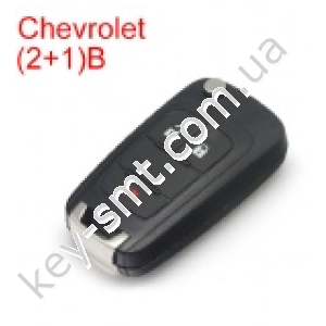 CHEVROLET Корпус выкидного ключа HU100 2+1 кн. (51826)i