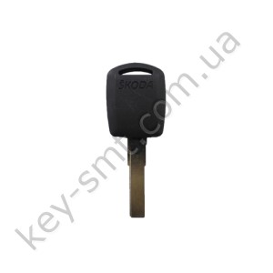 Корпус ключа с местом под чип Skoda Octavia, Fabia, Super B и другие, лезвие HU66 /D