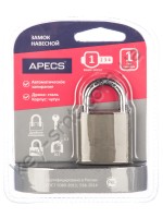 Замок навесной Apecs PD-02-38 (два замка+ три ключа!!!!) идеально для чемоданов.