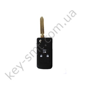 Корпус выкидного ключа Toyota Rav 4, Camry, Corolla, 3+1 кнопки, лезвие TOY43, под переделку, #3 /D