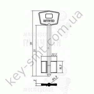 MTR1D Mottura/91x16,3 ф4,9(DV479)