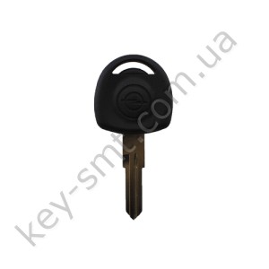 Корпус ключа с местом под чип Opel Astra, Tigra, Omega и другие, лезвие YM28, без лого /D