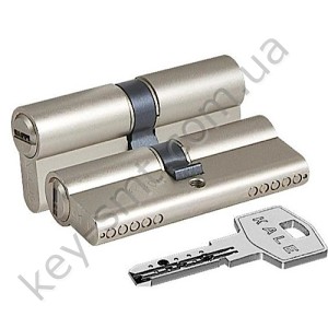 Цилиндр KALE 164 BN/100 (45x10x45) латунь к/к
