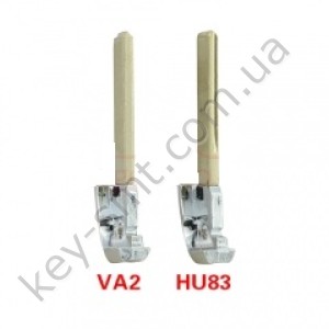 Лезвие смарт ключа Citroen С3/ C4, Peugeot 301/ 308/ 508, HU83 /D