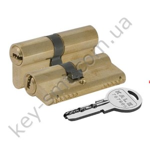 Цилиндр KALE 164 SN/90 (40х10х40) mm латунь 5 кл.