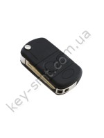 Корпус выкидного ключа Land Rover Discovery, Defender, Freelander, 2 кнопки, лезвие NE75, под переделку /D