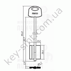 FIM1D /104,8 x 26,4mm ф7,4(DV474)