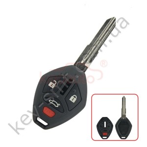 Корпус ключа Mitsubishi Eclipse, Galant, Lancer и другие, 3+1 кнопки, лезвие MIT11R /D
